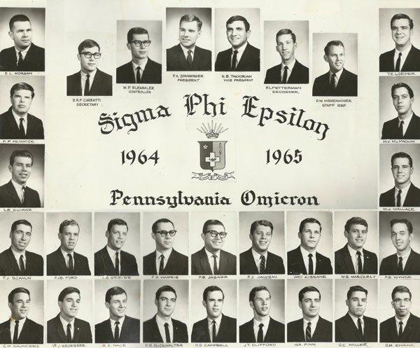 Sigma Phi Epsilon Composite from 1964–1965