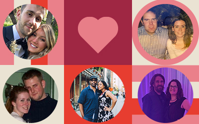 Various Jefferson alumni with their significant others