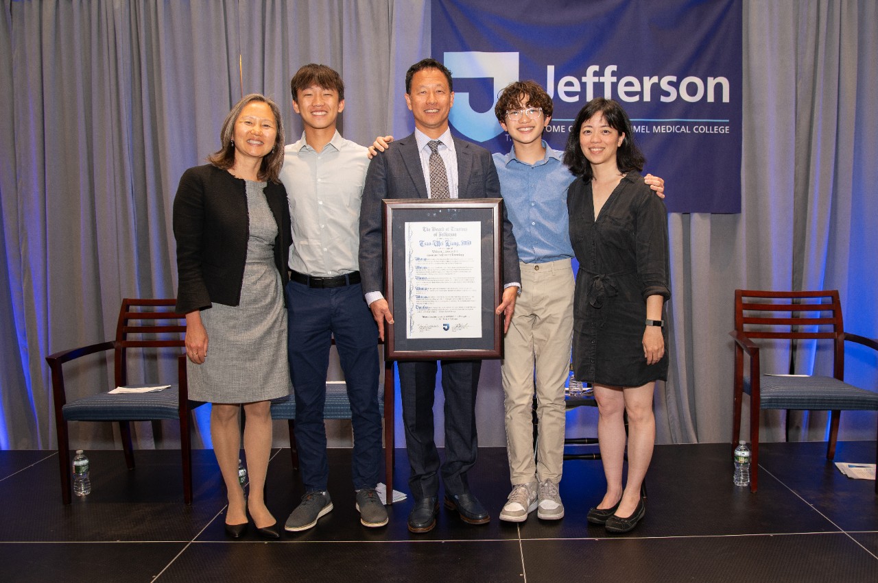 Tsao-Wei Liang, MD celebrating Endowed Position